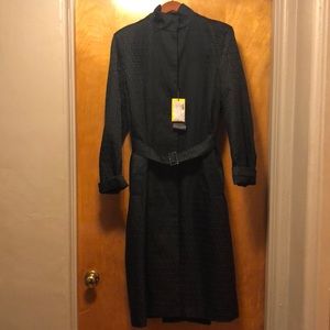 Fendi black logo trench coat 🧥